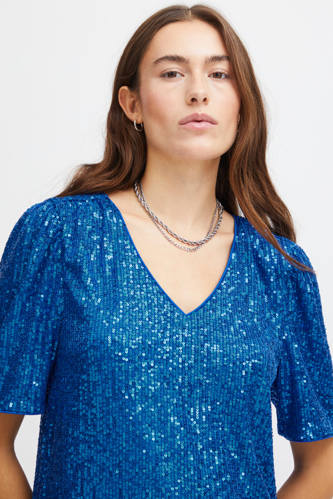 Lapis Blue T-shirts - Ihfauci Ss2 Top van Ichi