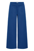 Navy Peony Broeken - Ihkate Sus Long Wide Pants 2 Noos - AW25 van Ichi