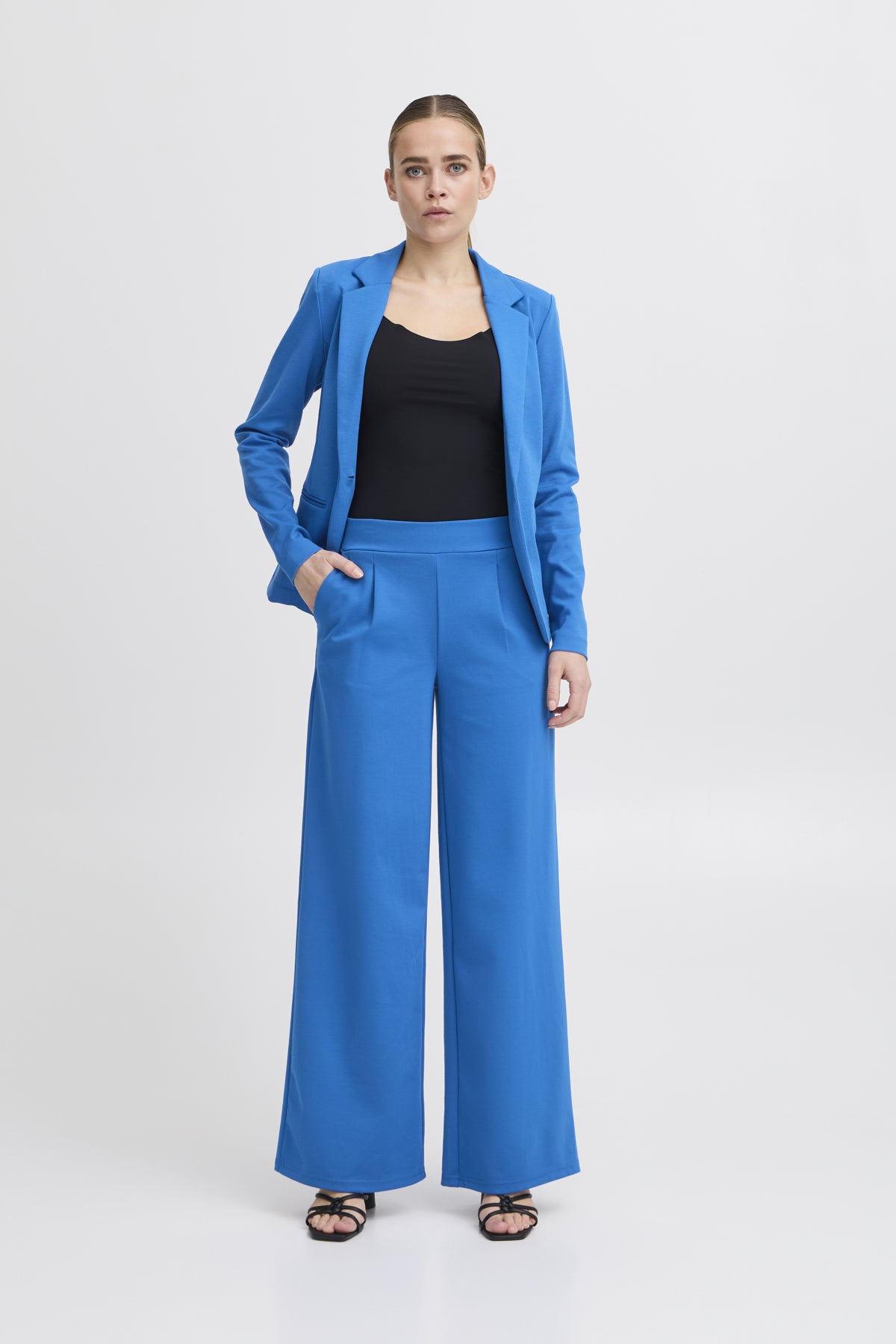 Broeken - Ihkate Sus Long Wide Pants 2 - SS25 van Ichi