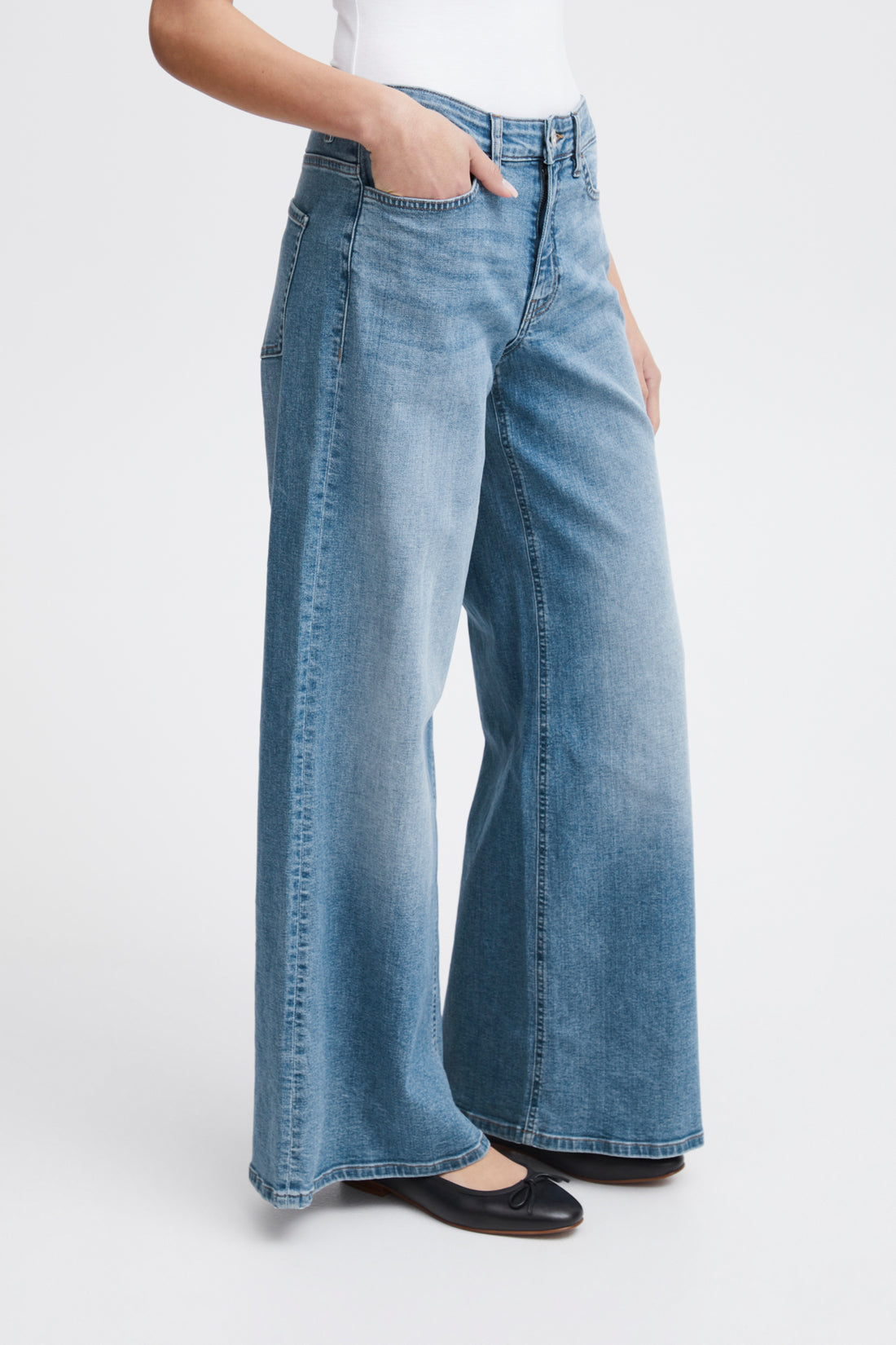 Jeans - Ihtwiggy Wide Jeans - SS25 van Ichi