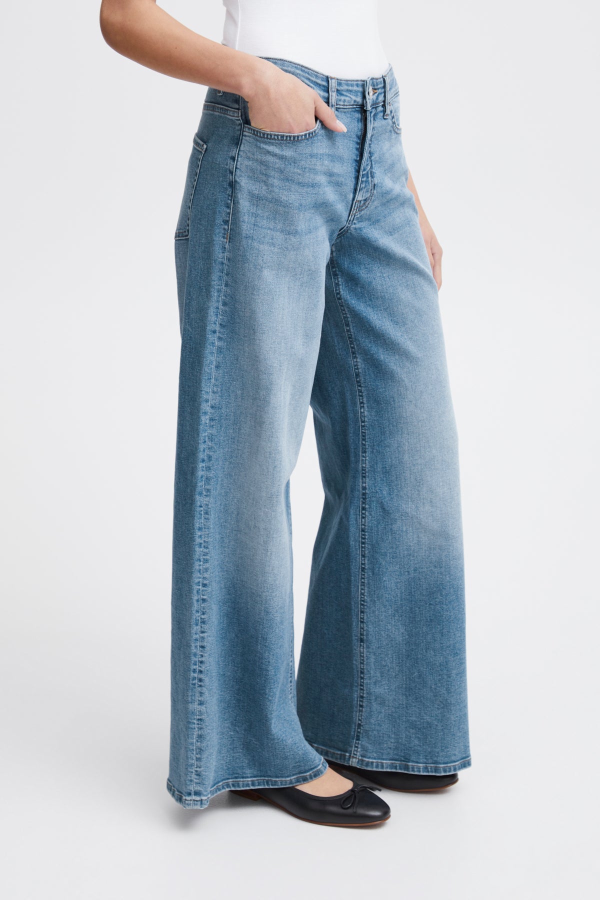 Light blue 32 Jeans - Ihtwiggy Wide Jeans - SS25 van Ichi