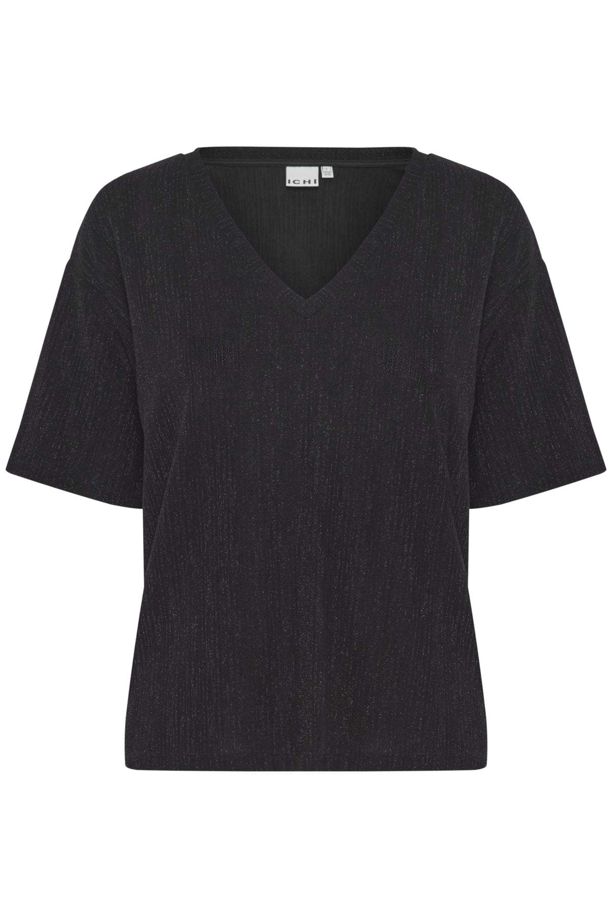 Black T-shirts - Ihnelly Ss Top van Ichi