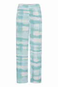 Nile Blue Graphic aop Broeken - Ihvianca Pants van Ichi