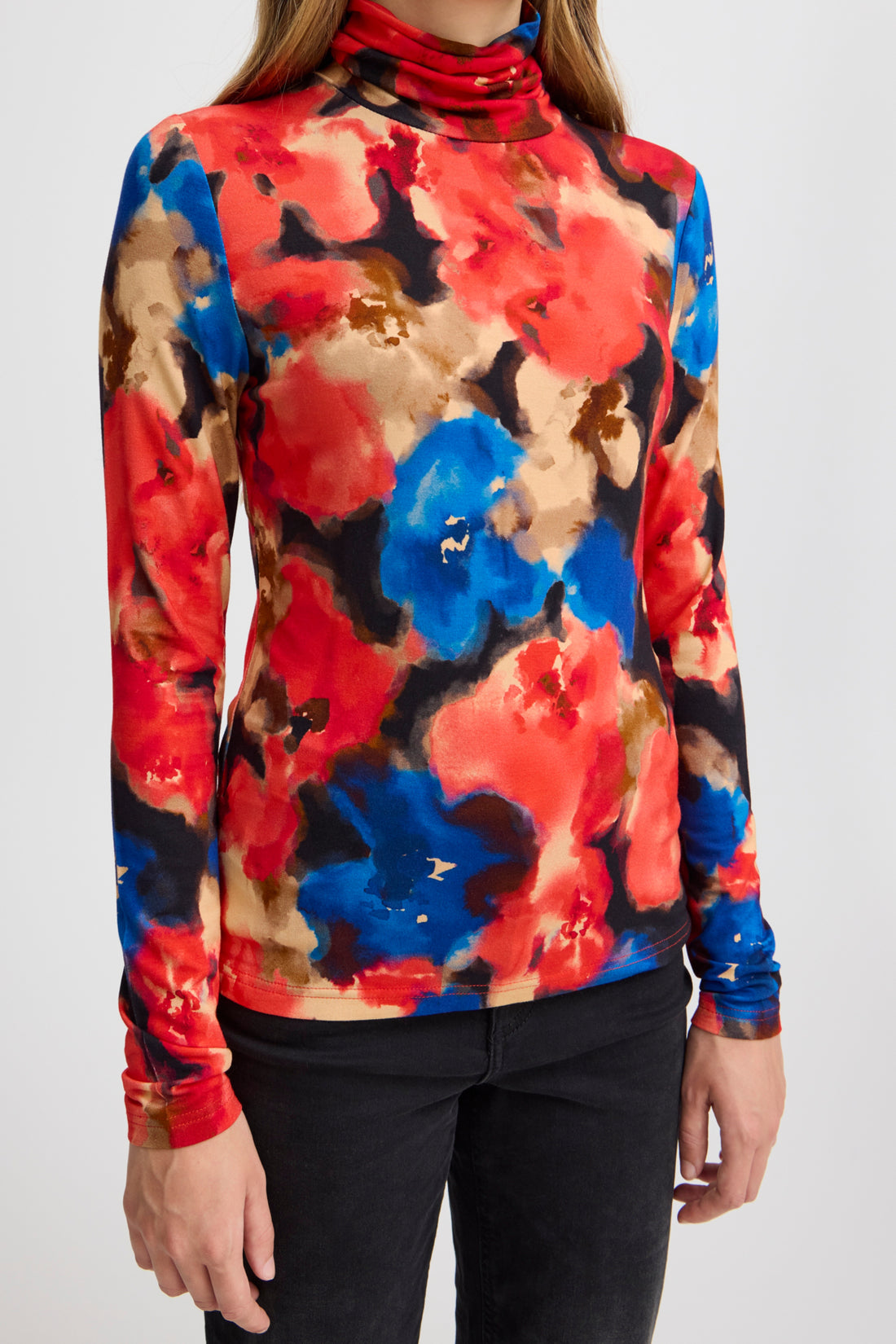 Multi Flower Tops - Ihnava Longsleeve 4 van Ichi