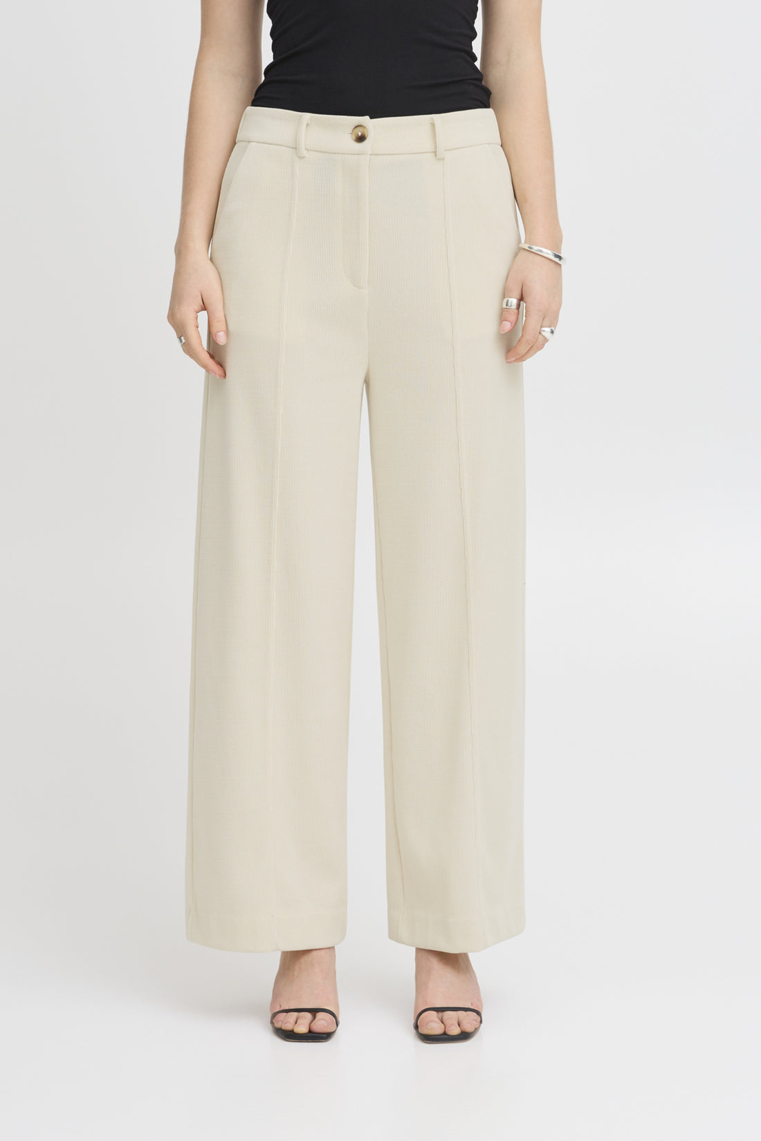 Broeken - Ihkate Corduroy Wide Pants van Ichi