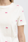 Cloud Dancer w. Pink Yarrow T-shirts - Ihcamino T-shirt - SS25 van Ichi