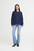 Cardigans - Ihbelablue Cardigan van Ichi