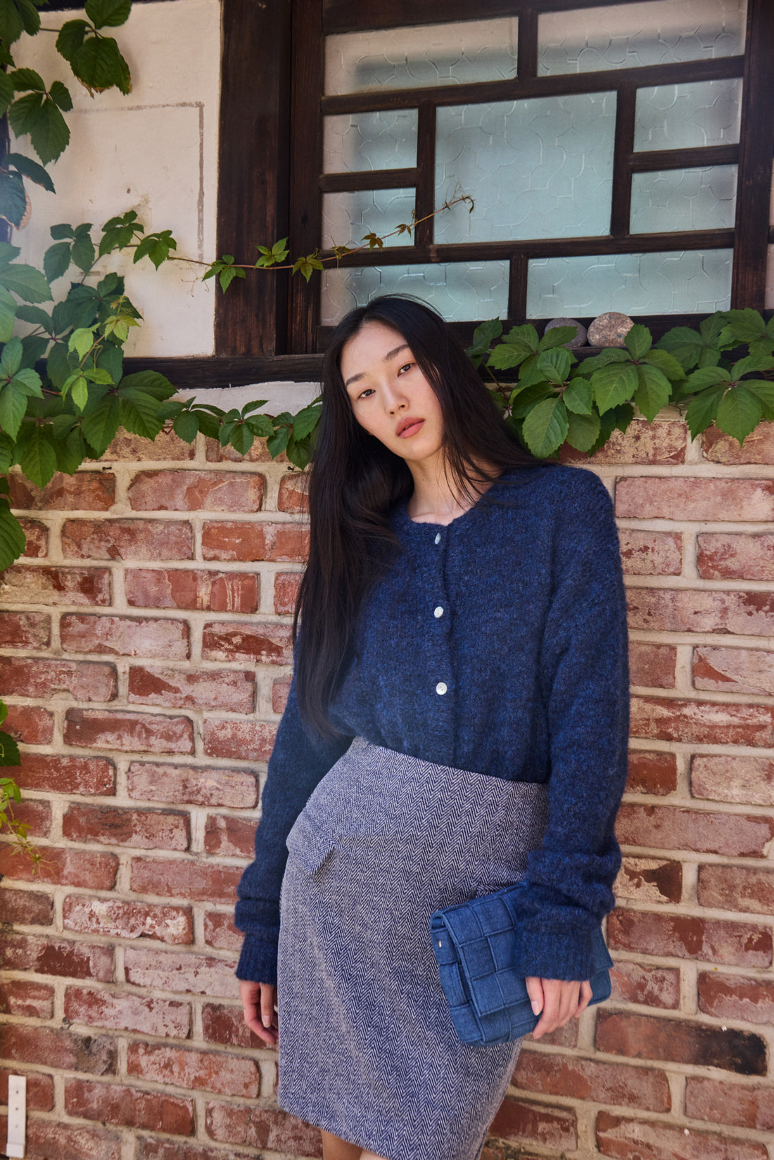 Cardigans - Ihbelablue Cardigan van Ichi