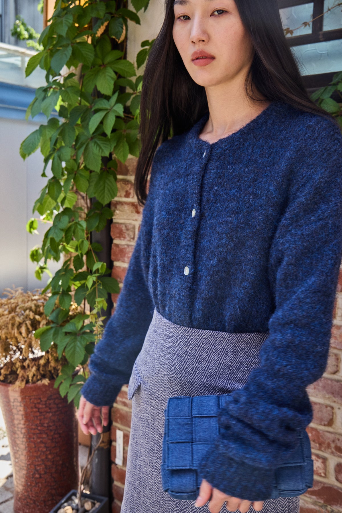 Cardigans - Ihbelablue Cardigan van Ichi