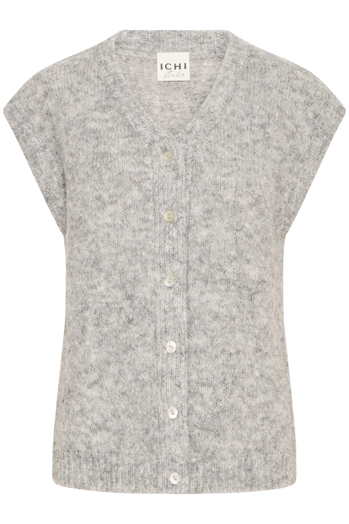 Cardigans - Ihbelablue Waistcoat van Ichi