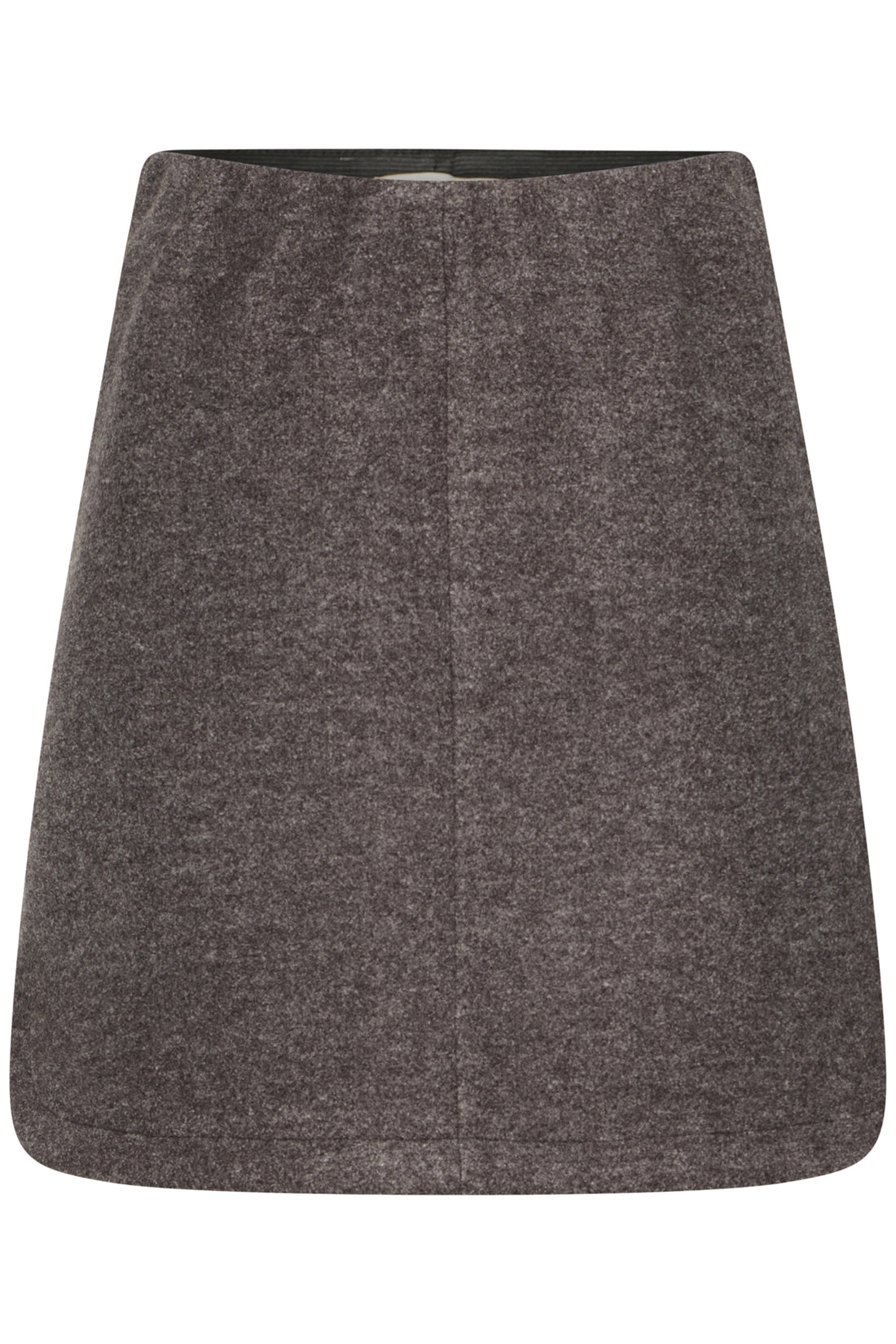 Coffee Bean Melange Rokken - Ihwooly Skirt 5 van Ichi