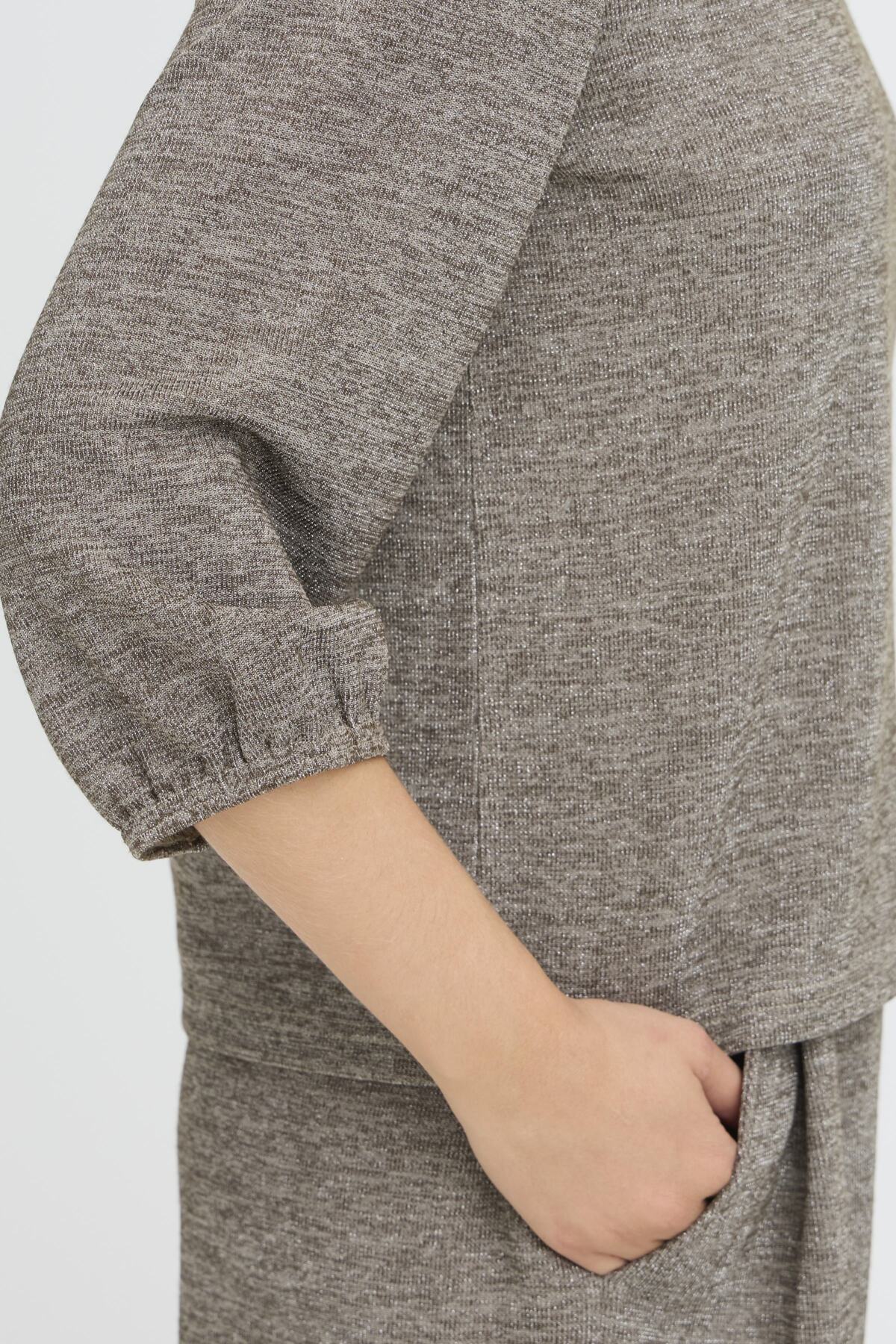 Silver Mink T-shirts - Ihdanice Ss Top van Ichi