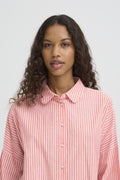 Birch Pink Stripe Shirts - Ihgiley Shirt van Ichi