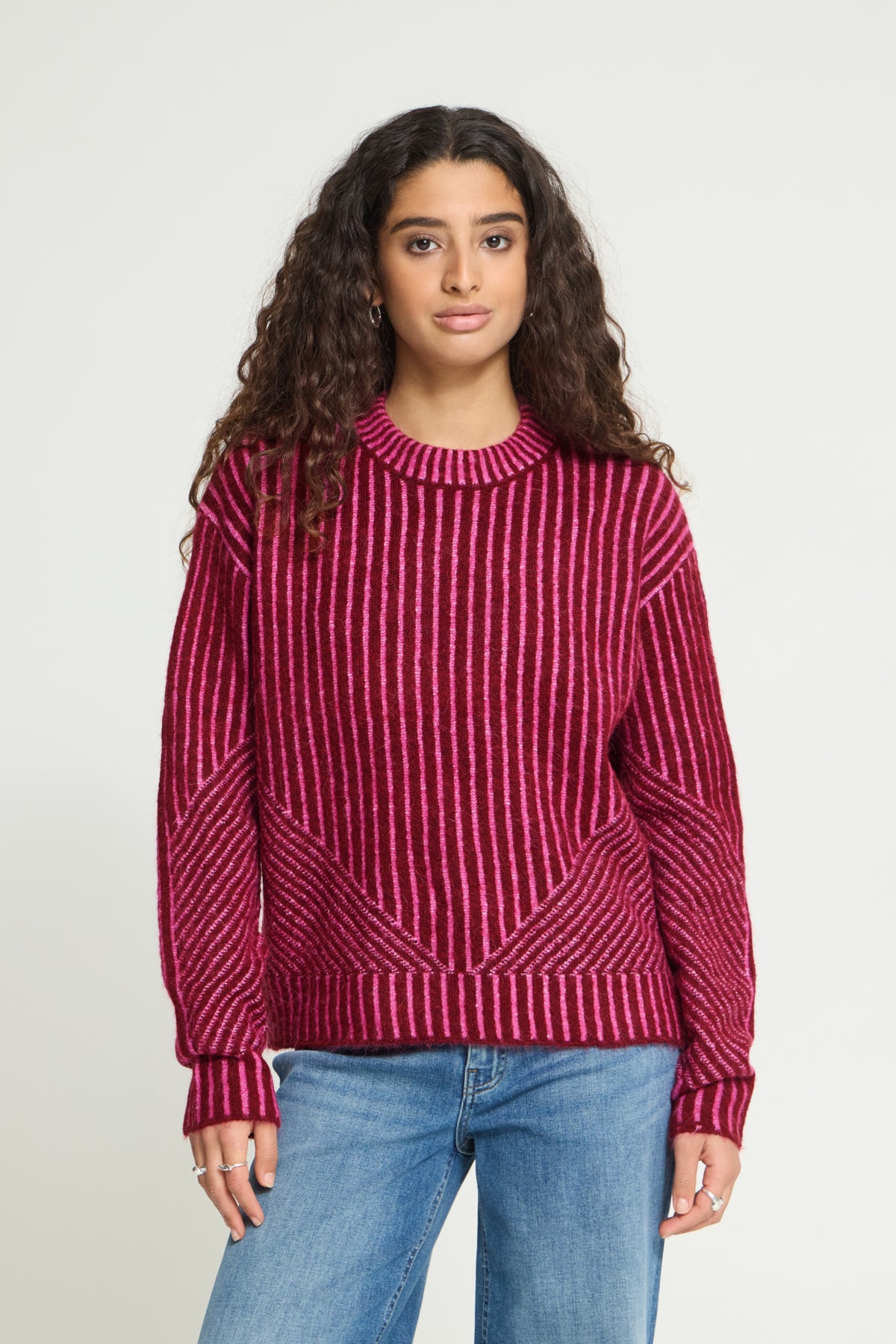 Ihkamara Ls Stripe 5 Pullover