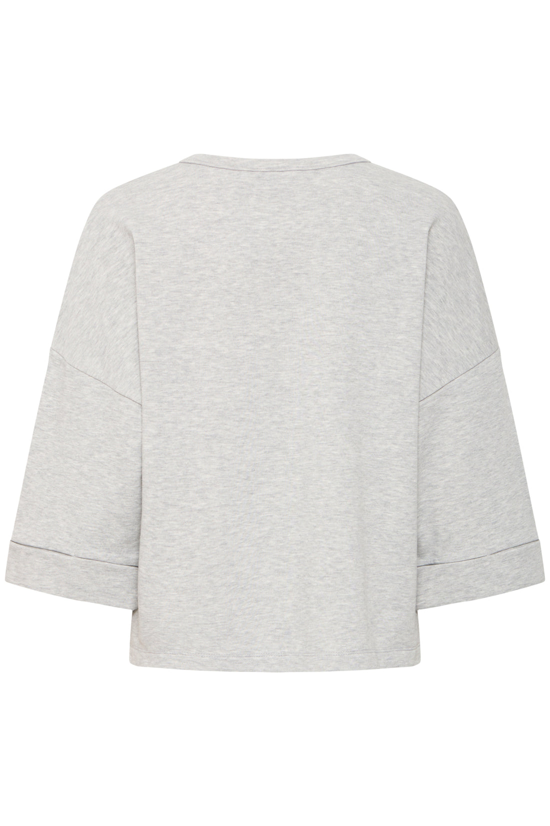 Mid Grey Melange Sweaters - Bytizan Sweatshirt van b.young
