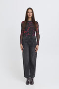 Tops - Bypaloma Mesh Ls Top van b.young