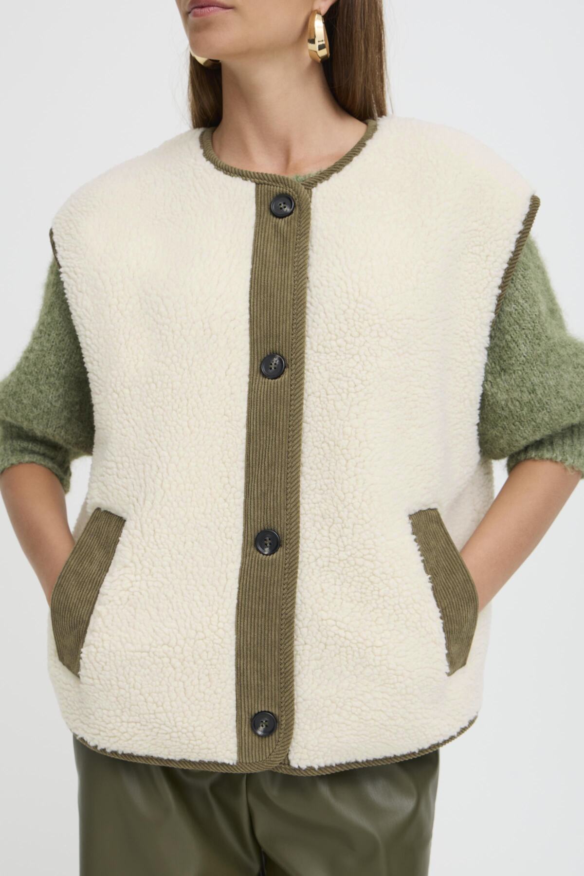 Birch Mix Cardigans - Bycotty Waistcoat van b.young