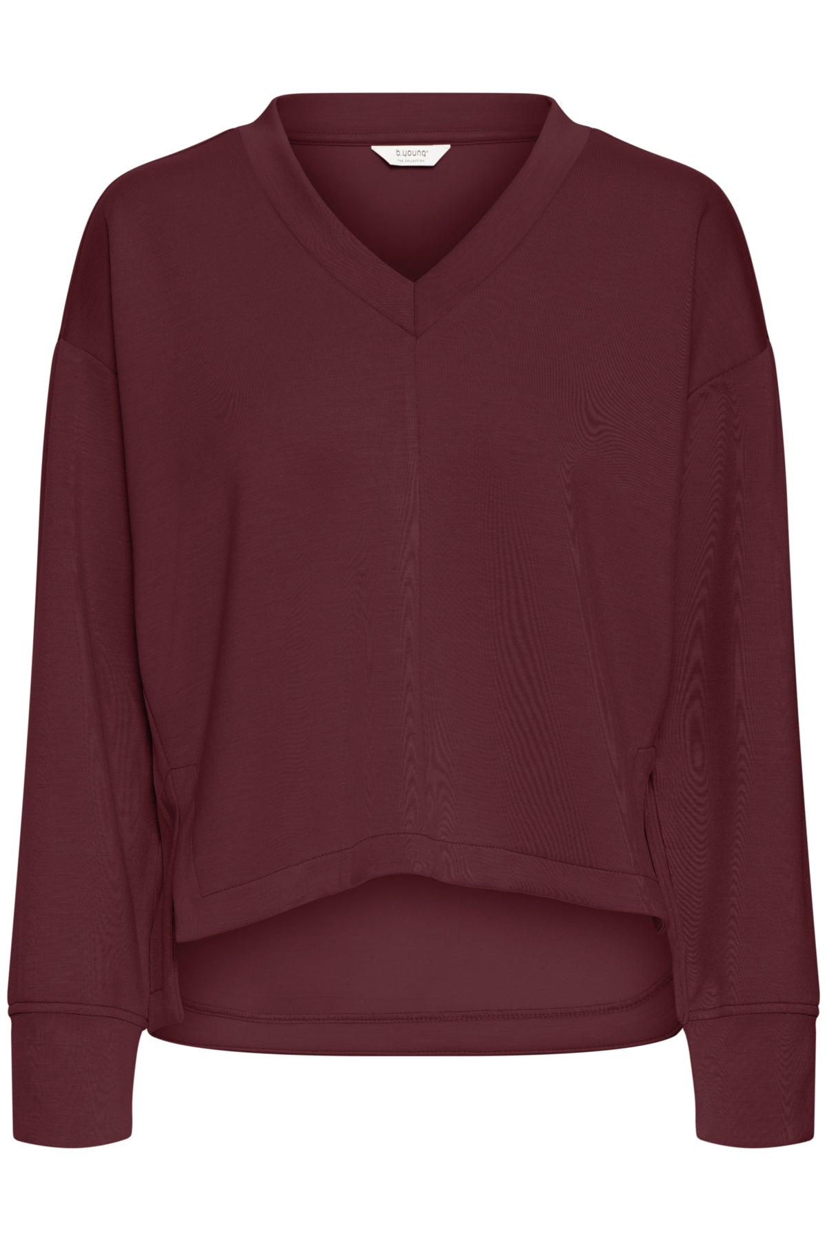 Sweaters - Bypusti V-neck Cropped Blouse van b.young