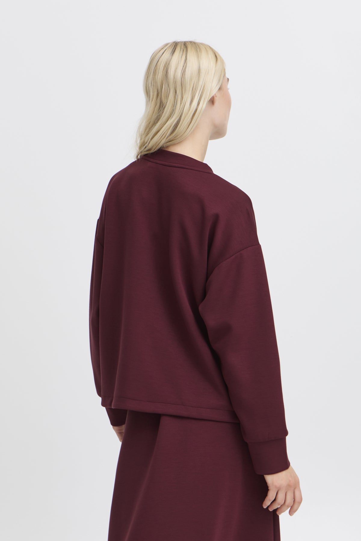Sweaters - Bypusti V-neck Cropped Blouse van b.young