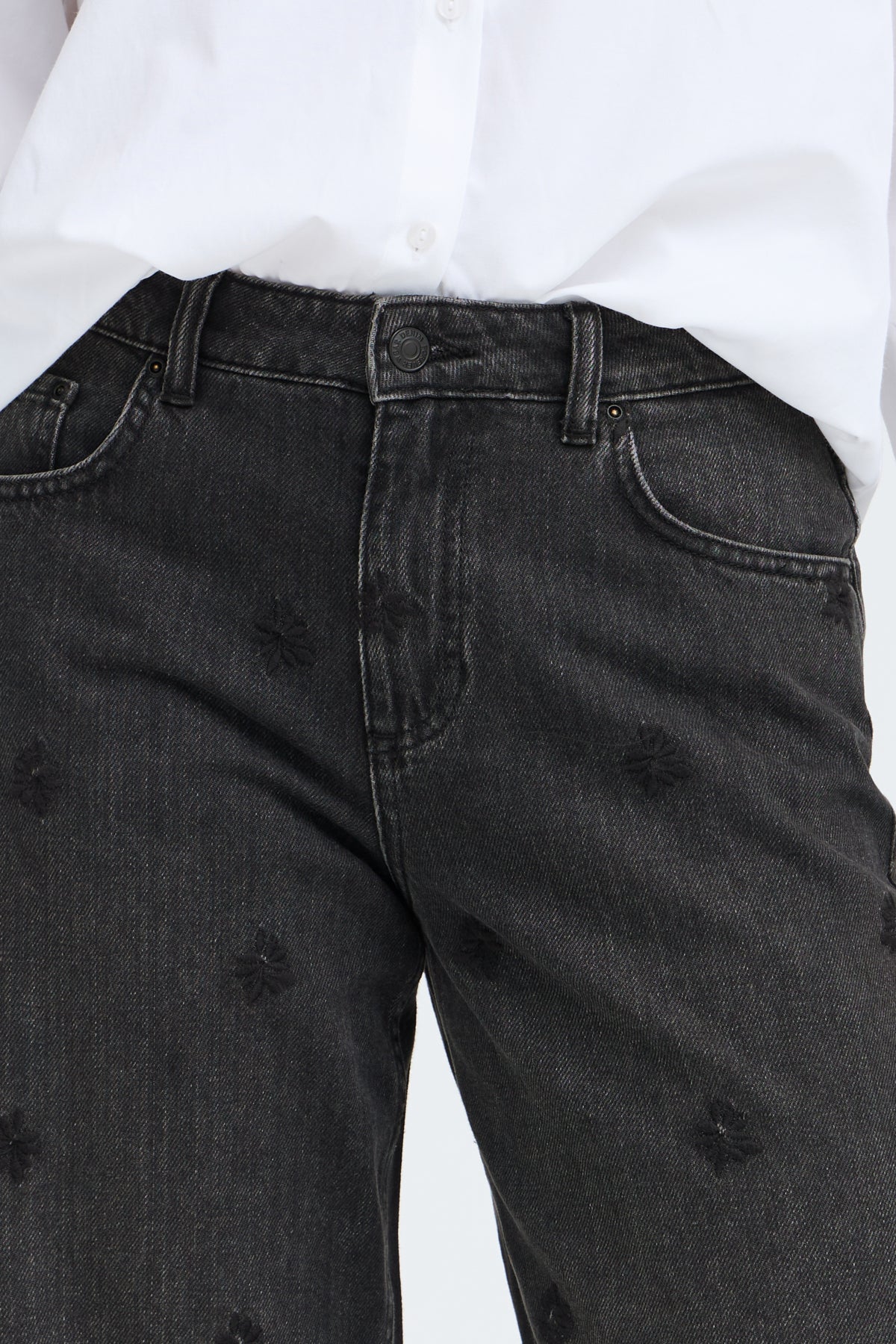Bykimu Emb Jeans 2