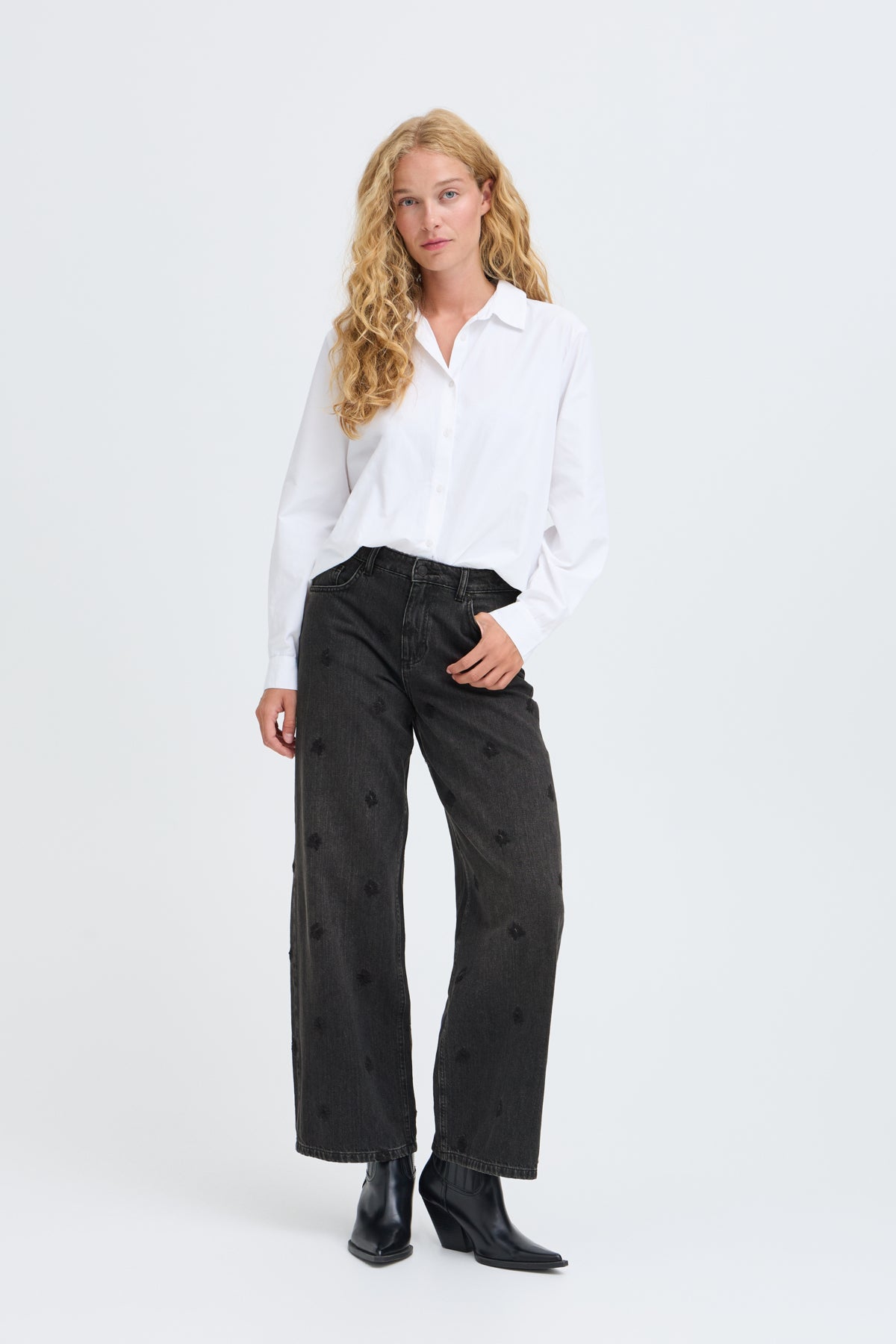 Bykimu Emb Jeans 2