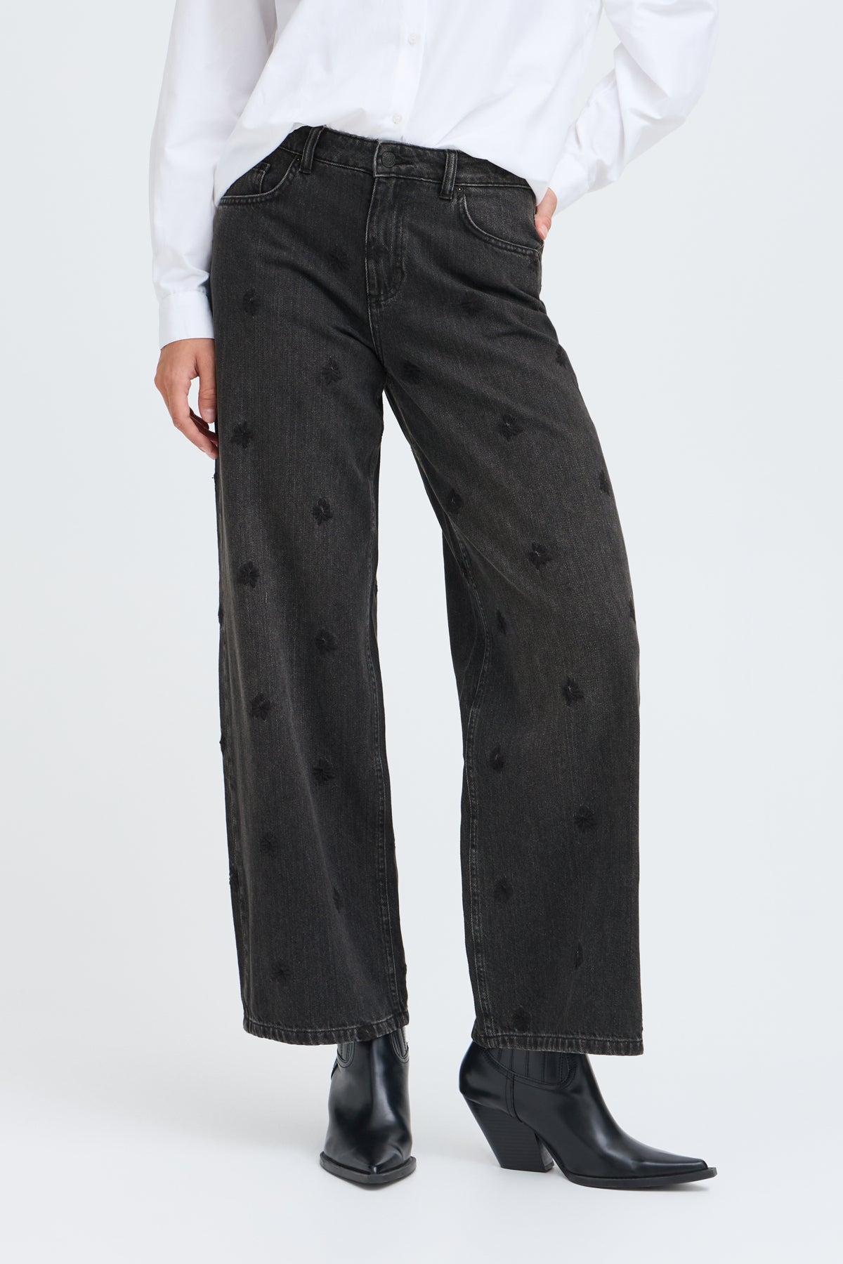 Bykimu Emb Jeans 2