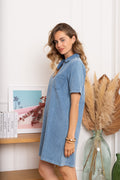 Jurken - Veja V-neck cotton dress van Kilky