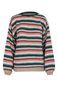 Foliage Green Mix Pulls - Byonero Striped Sweater 2 van b.young