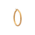 Big twisted rope hoop gold K.SH.168.1 Juwelen - Label Kiki oorbel (per stuk) van Label Kiki