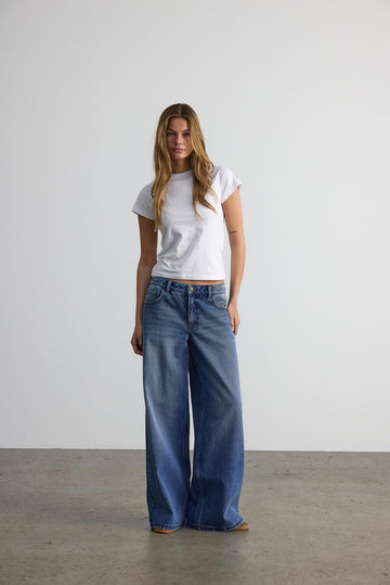 30% Nmkettie Mw Wide Jeans Vi557Mb Noos
