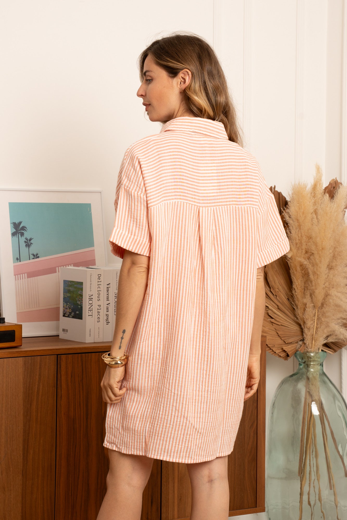Jurken - Striped summer dress van Kilky
