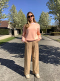 BABY ROSE ECRU Pulls - Elise bicolore knit van Mika Elles