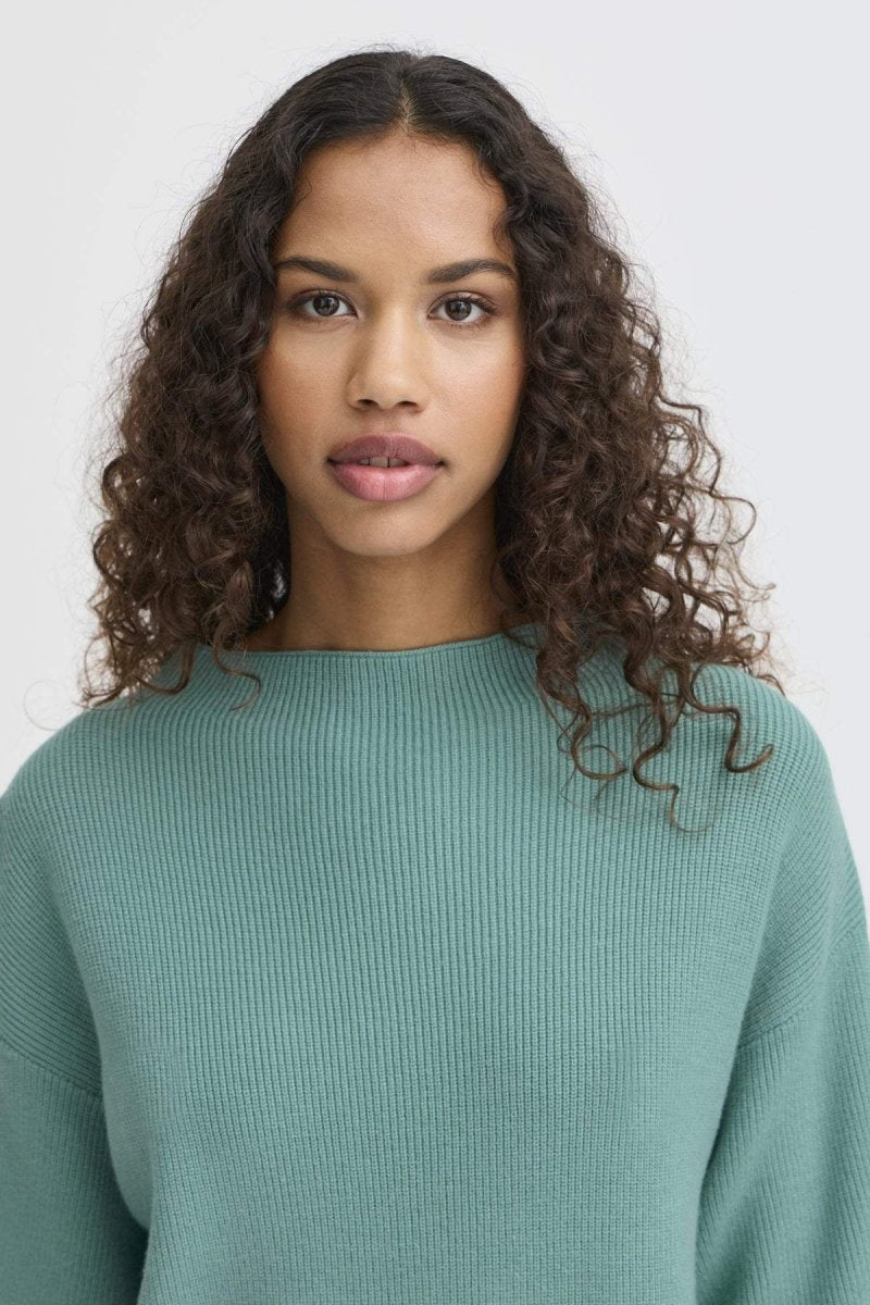 30% Ihboston Midsleeve 3 - koop Pulls van Ichi bij Meisjes Brugge