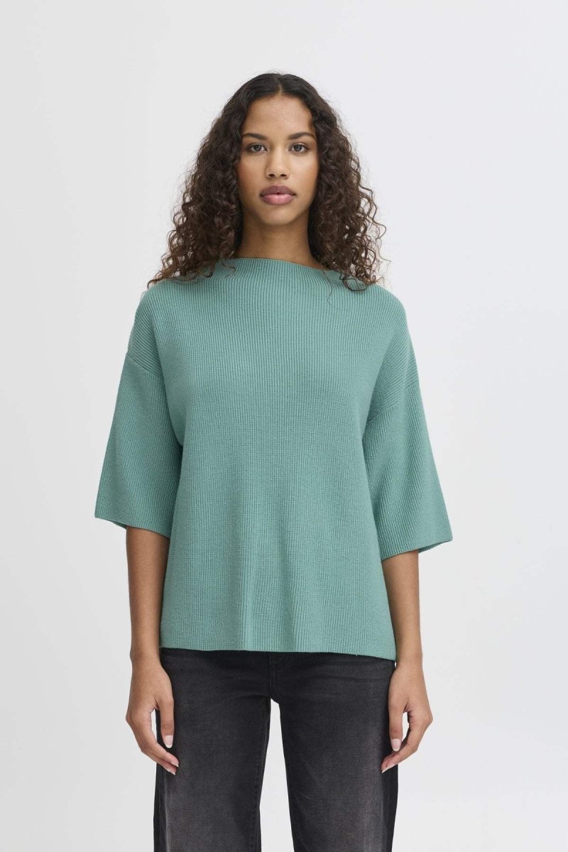 30% Ihboston Midsleeve 3 - koop Pulls van Ichi bij Meisjes Brugge