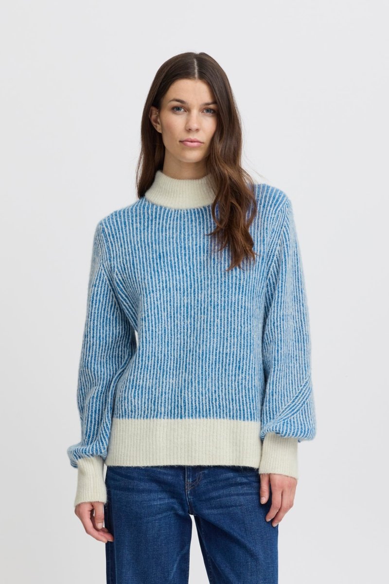 30% Ihkamara Ls Stripe 4 - AW24 - koop Pulls van Ichi bij Meisjes Brugge