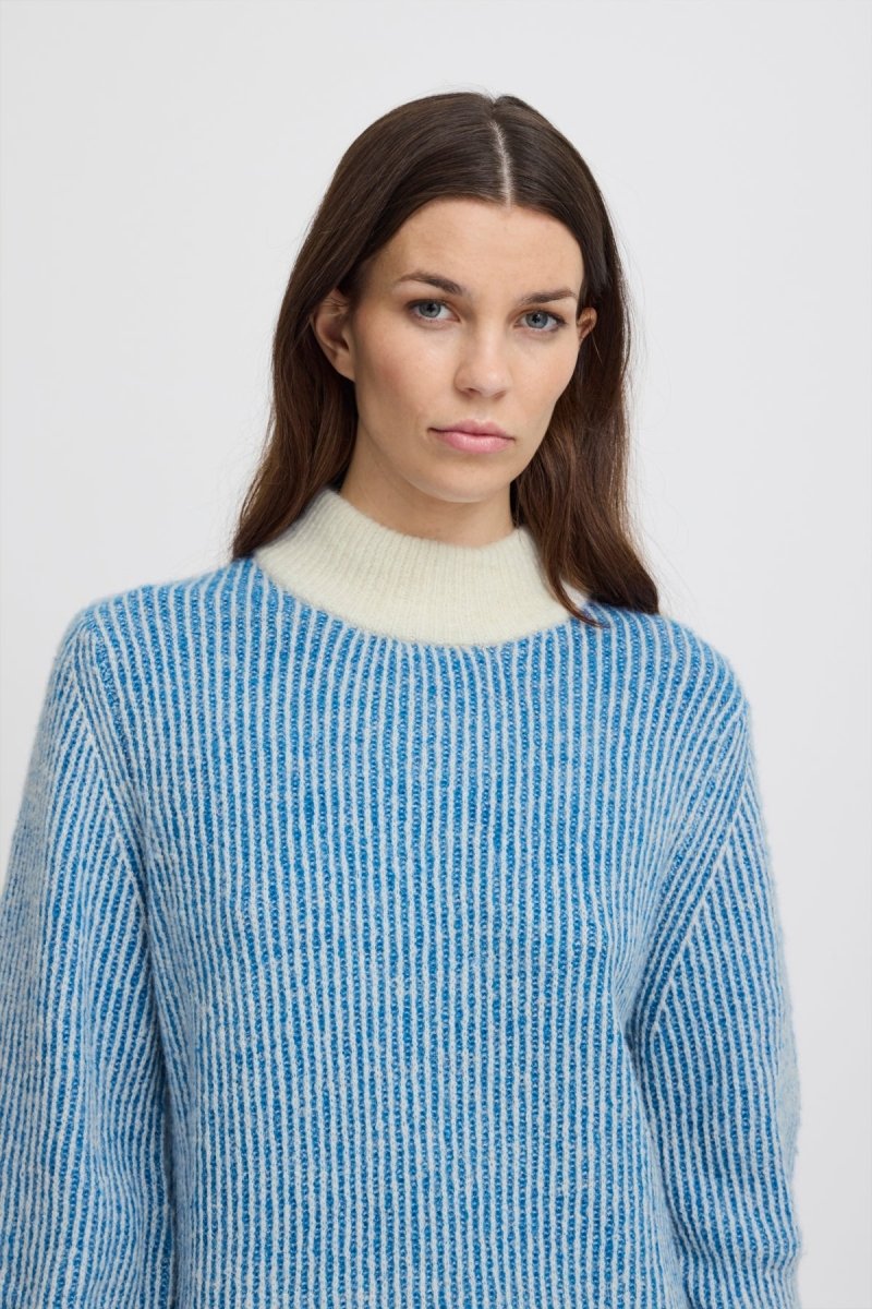 30% Ihkamara Ls Stripe 4 - AW24 - koop Pulls van Ichi bij Meisjes Brugge