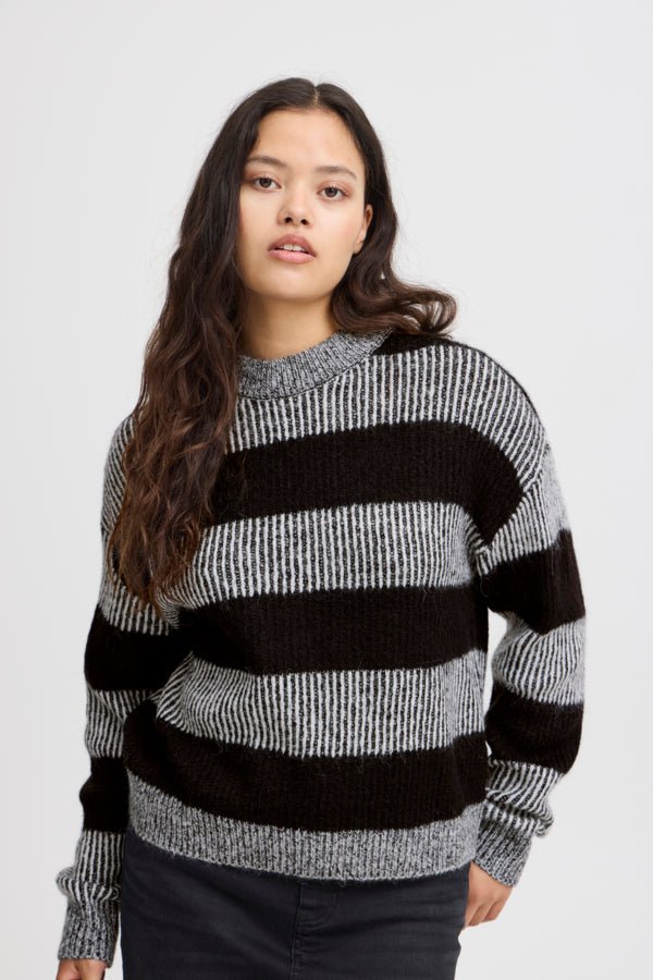 40% Ihkamara Ls13 Pullover van Ichi – Pulls voor dames | Meisjes Brugge