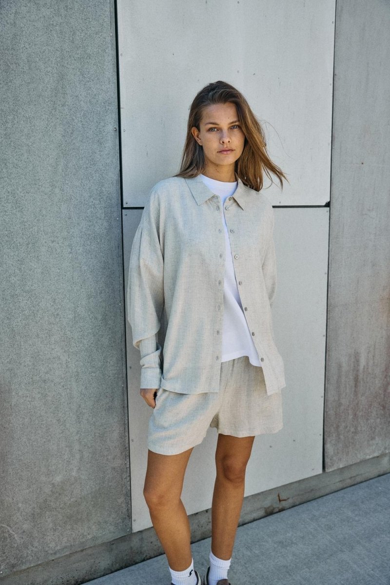 30% Nmleilani L/S Loose Shirt Wvn Noos van noisy may – Shirts voor dames | Meisjes Brugge