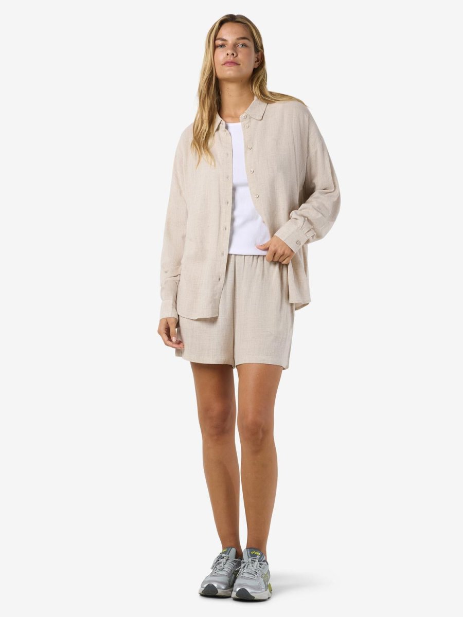 30% Nmleilani L/S Loose Shirt Wvn Noos van noisy may – Shirts voor dames | Meisjes Brugge