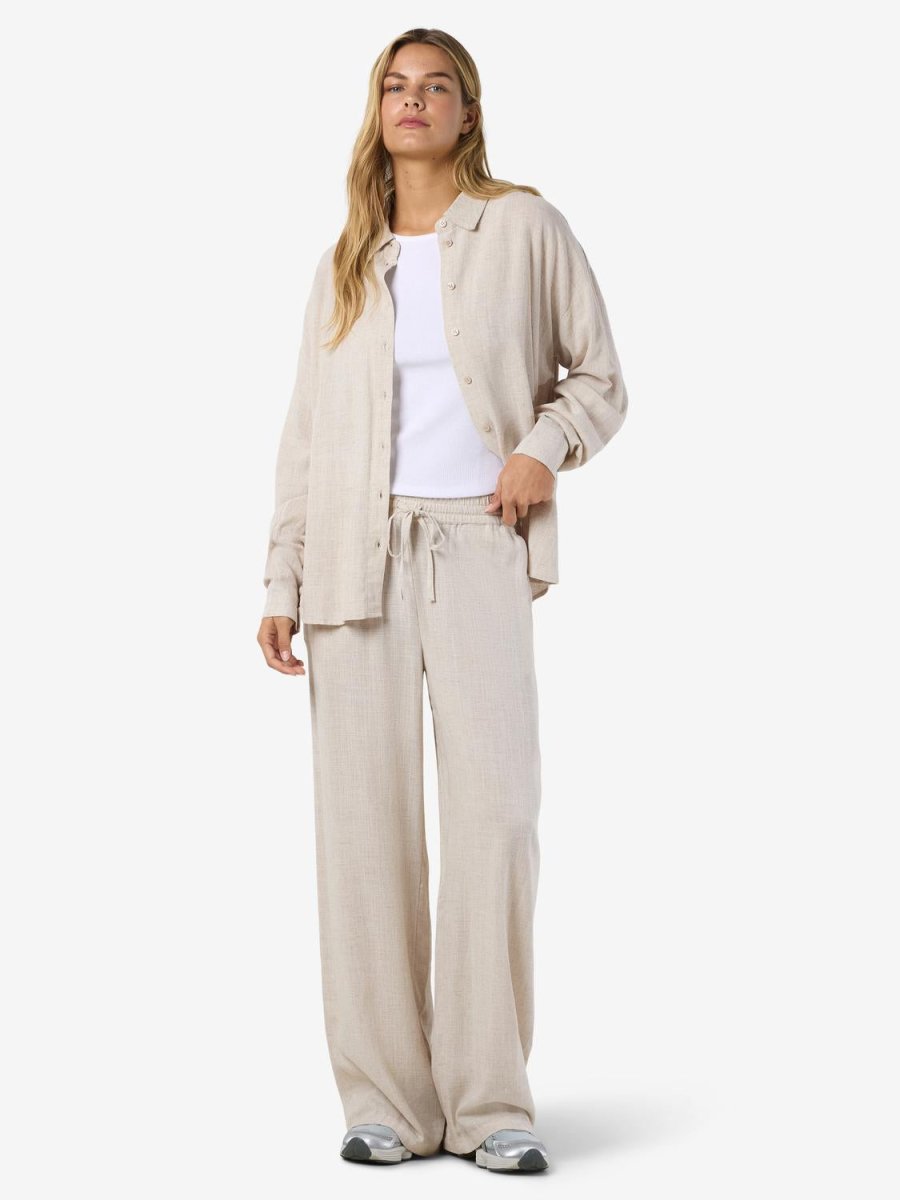 30% Nmleilani L/S Loose Shirt Wvn Noos van noisy may – Shirts voor dames | Meisjes Brugge