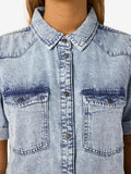 30% Nmnew Signe S/S Denim Dress Vi003Lb Noos van noisy may – Jurken voor dames | Meisjes Brugge