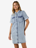 30% Nmnew Signe S/S Denim Dress Vi003Lb Noos van noisy may – Jurken voor dames | Meisjes Brugge