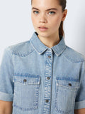 30% Nmnew Signe S/S Denim Dress Vi003Lb Noos van noisy may – Jurken voor dames | Meisjes Brugge