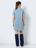 30% Nmnew Signe S/S Denim Dress Vi003Lb Noos van noisy may – Jurken voor dames | Meisjes Brugge