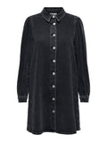 Washed Black Jurken - 30% Onlalma L/S Dress Denim van Only
