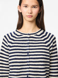 30% Pcmalou Ls O - Neck Stripe Cardigan - koop Pulls van Pieces bij Meisjes Brugge