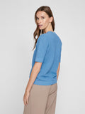 30% Vidalo O - Neck S/S Knit Top - Noos - koop Knitwear van Vila bij Meisjes Brugge