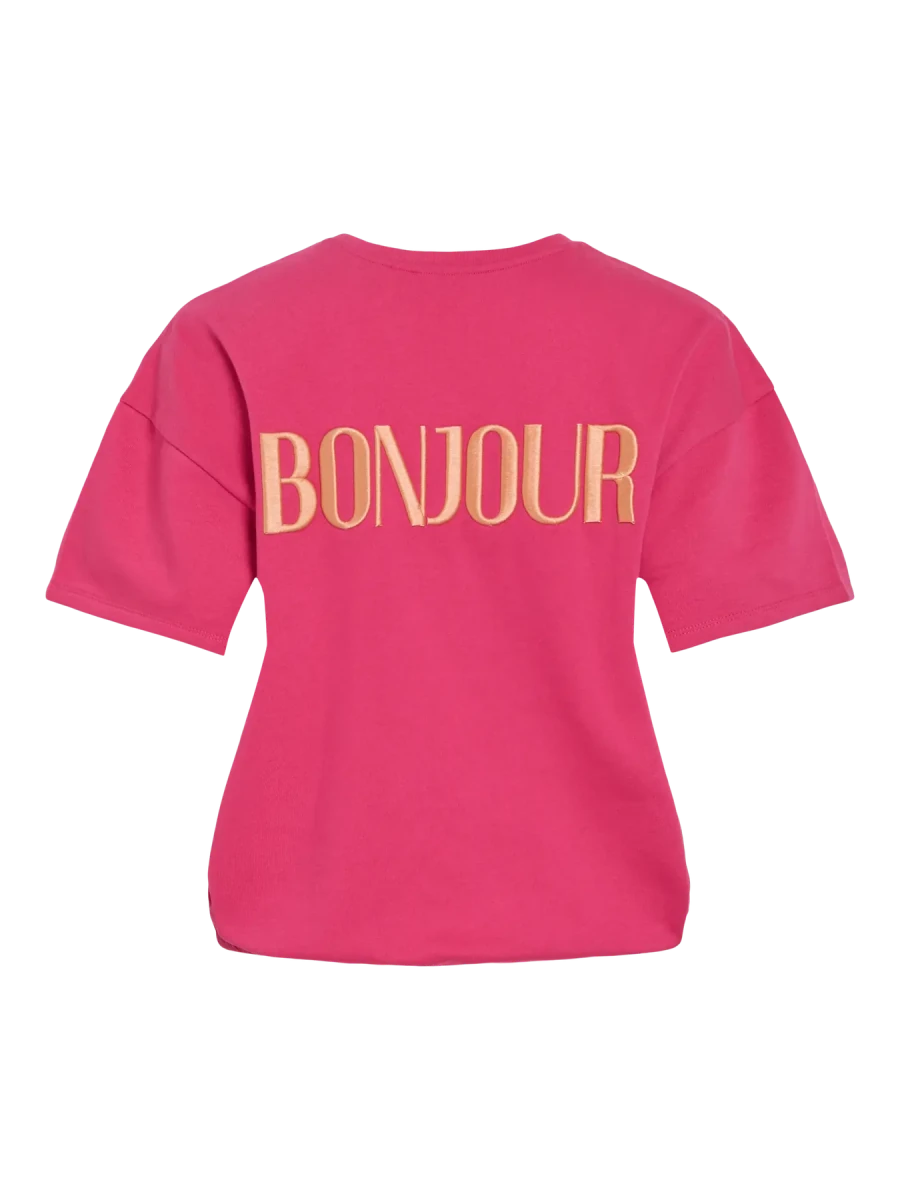 30% Vifranne S/S Sweat Top van Vila – Sweaters voor dames | Meisjes Brugge
