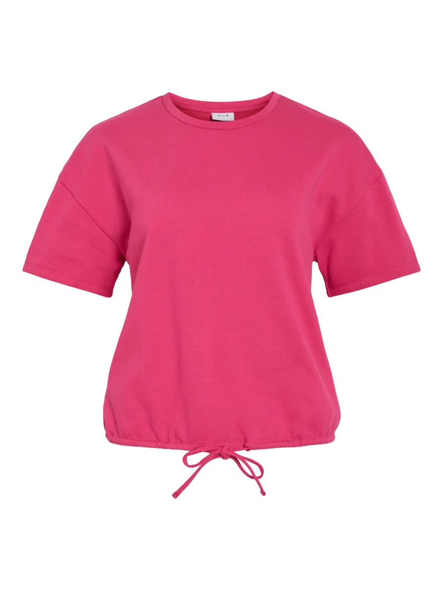 30% Vifranne S/S Sweat Top van Vila – Sweaters voor dames | Meisjes Brugge