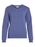 30% Viril O - Neck L/S Knit Top - Noos - koop Pulls van Vila bij Meisjes Brugge
